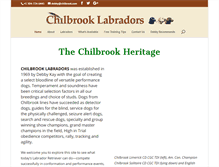 Tablet Screenshot of chilbrook.com